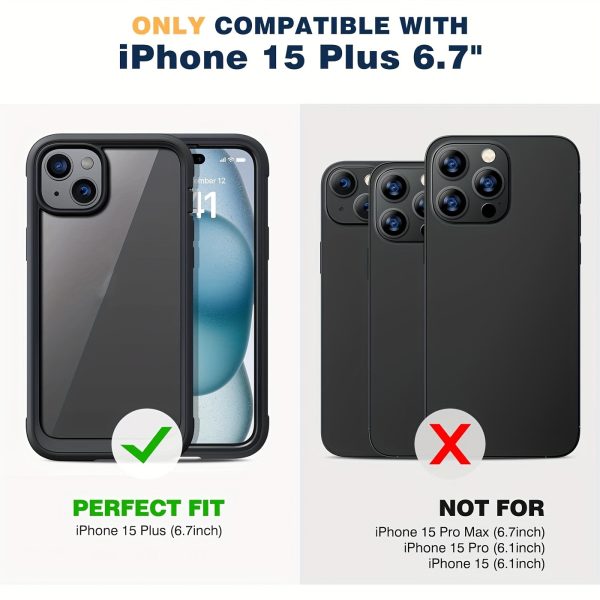 360 Degree Rugged SOLIGU Phone Case with Integrated Touch-Sensitive Anti-Scratch Screen Guard for iPhone 15 14 13 12 11/ Plus/ Pro/ Pro Max, Blue - Image 18