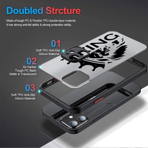 Crown Pattern Phone Case Suitable for iPhone 11, 12, 13, 14, 15, 16, 7/ 8 SE, X/ XS, XR, XS Max, 16 Pro Max, 15 Plus, 11Pro, 12Mini, 7Plus/ 8Plus. This Phone Case Is Scratch-resistant and Fingerprint-proof. - Image 3