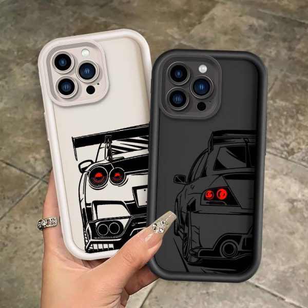Stylish And Sporty Cases Inspired by Cars for Apple Iphone Models 16, 15, 13, 12, 11 Pro Max, Plus, And Mini, Featuring a Bold Trapezoidal Design. - Image 4