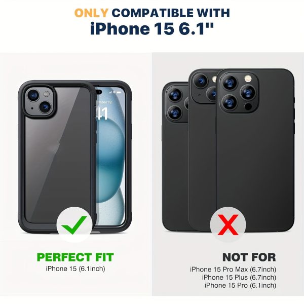 360 Degree Rugged SOLIGU Phone Case with Integrated Touch-Sensitive Anti-Scratch Screen Guard for iPhone 15 14 13 12 11/ Plus/ Pro/ Pro Max, Blue - Image 9