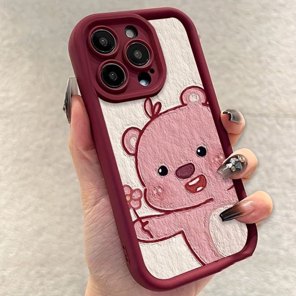 Unique Geometric Pattern Mobile Phone Case, Suitable for iPhone 15/14/13/12/6S/Pro/Pro Max, Anti-fall Frosted Shell, All-round Protection