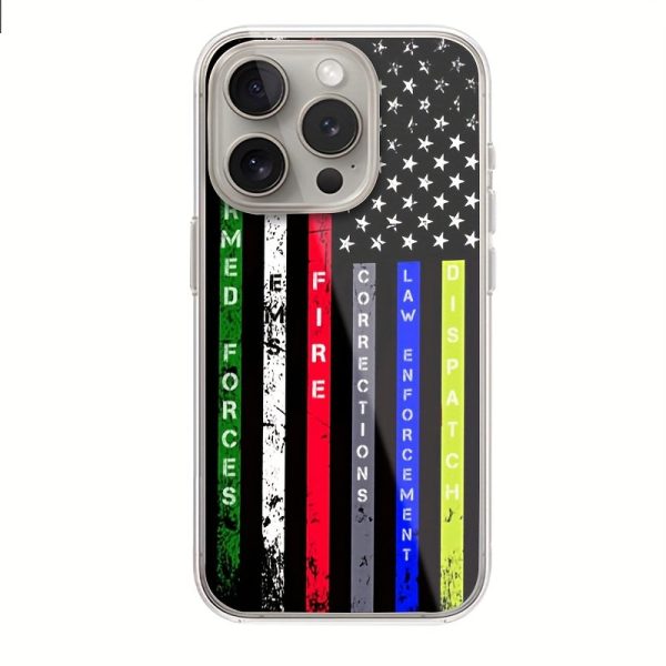 This magnetic phone case with an American flag is suitable for iPhone 16, 16 Pro, 16 Pro Max, 15 Plus, 14, 13, 12, 11 X, XS and Max Max models. It showcases a unique flag design and includes a comprehensive drop-proof shell as well as a new protective cas - Image 4