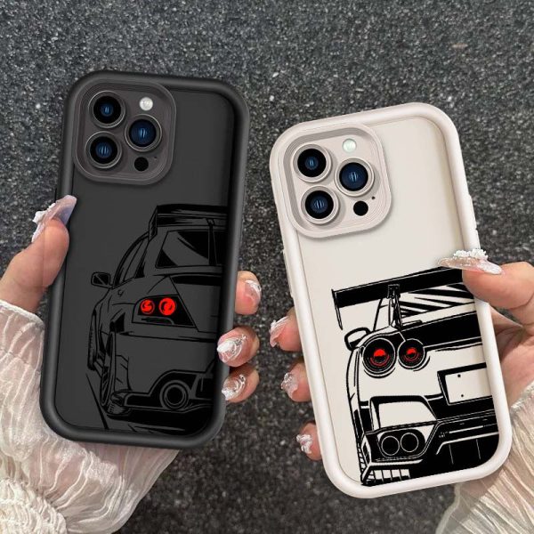 Stylish And Sporty Cases Inspired by Cars for Apple Iphone Models 16, 15, 13, 12, 11 Pro Max, Plus, And Mini, Featuring a Bold Trapezoidal Design. - Image 2
