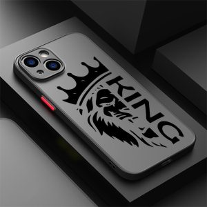 A Stylish Matte Phone Case Made for Iphone 16/15/14/13/12/11 Pro Max, Made from TPU PC Material And Showcasing a Sophisticated Design.