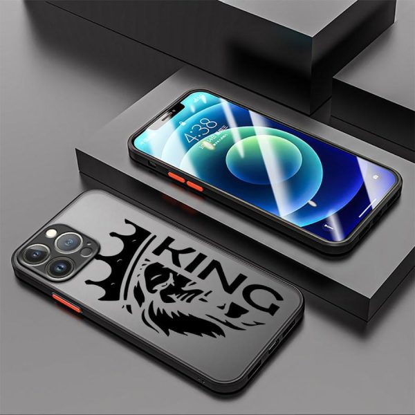 A Stylish Matte Phone Case Made for Iphone 16/15/14/13/12/11 Pro Max, Made from TPU PC Material And Showcasing a Sophisticated Design. - Image 3