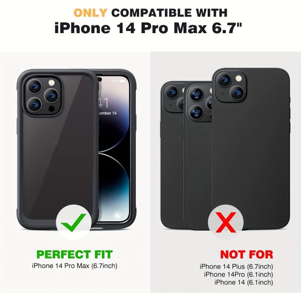 360 Degree Rugged SOLIGU Phone Case with Integrated Touch-Sensitive Anti-Scratch Screen Guard for iPhone 15 14 13 12 11/ Plus/ Pro/ Pro Max, Blue - Image 15