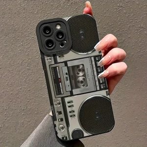 Black Eye Radio for Apple Phone Cases 11 12 13 14 15 16 PRO MAX PLUS